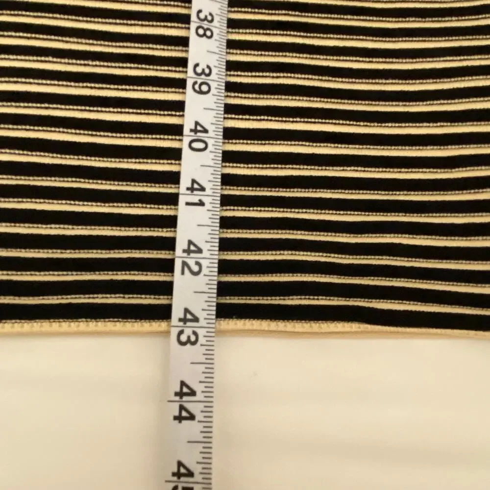 The Wolf Gang Size Small Sunmor Strapless Knit Black & Beige Maxi Dress - Picture 10 of 14